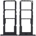 Dual Sim Card Tray Compatible For Samsung Galaxy A24 4G (A245 / 2023) (Black)