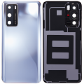 Back cover Glass With Camera Lens Compatible For Huawei P40 (Silver Frost)