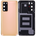 Back cover Glass With Camera Lens Compatible For Huawei P40 (Blush Gold)