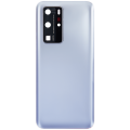 Back cover Glass With Camera Lens Compatible For Huawei P40 Pro (Matte Silver)