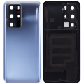 Back cover Glass With Camera Lens Compatible For Huawei P40 Pro (Mirror Silver)
