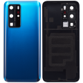 Back cover Glass With Camera Lens Compatible For Huawei P40 Pro (Deep Sea Blue)