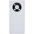 Back cover Glass With Camera Lens Compatible For Huawei Mate 40 Pro (Matte White)