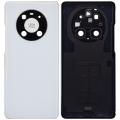 Back cover Glass With Camera Lens Compatible For Huawei Mate 40 Pro (Matte White)