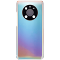 Back cover Glass With Camera Lens Compatible For Huawei Mate 40 Pro (Mystic Silver)