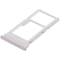 Dual Sim Card Tray Compatible For Motorola Moto G 5G (XT2113-3 / 2020) (Frosted Silver)