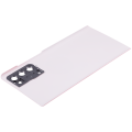 Back cover Glass With Camera Lens Compatible For Samsung Galaxy Note 20 5G (No Logo) (Aftermarket Plus) (Aura Pink)