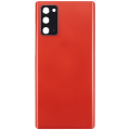 Back cover Glass With Camera Lens Compatible For Samsung Galaxy Note 20 5G (No Logo) (Aftermarket Plus) (Mystic Red)