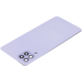 Back cover Glass With Camera Lens Compatible For Samsung Galaxy A22 4G (A225 / 2021) (Aftermarket Plus) (Violet)