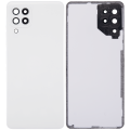 Back cover Glass With Camera Lens Compatible For Samsung Galaxy A22 4G (A225 / 2021) (Aftermarket Plus) (White)