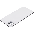 Back cover Glass With Camera Lens Compatible For Samsung Galaxy A22 4G (A225 / 2021) (Aftermarket Plus) (White)