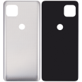 Back cover Glass Compatible For Motorola Moto One 5G Ace (XT2113-1/2 / 2021) (Frosted Silver)
