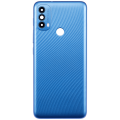 Back Cover Compatible For Motorola Moto E30 (XT2158-6 / 2021) (Digital Blue)