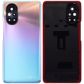 Back cover Glass With Camera Lens Compatible For Huawei Nova 8 (Silver)