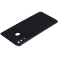 Back cover Glass With Camera Lens Compatible For Samsung Galaxy A20 (A205 / 2019) (Aftermarket Plus) (Black)