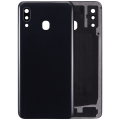 Back Cover With Camera Lens Compatible For Samsung Galaxy A30 (A305 / 2019) (Aftermarket Plus) (Black)