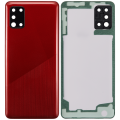 Back Cover With Camera Lens Compatible For Samsung Galaxy A31 (A315 / 2020) (Aftermarket Plus) (Prism Crush Red)