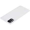 Back cover Glass With Camera Lens Compatible For Samsung Galaxy A51 4G (A515 / 2019) (Aftermarket Plus) (Prism Crush White)
