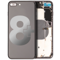 Back Housing W/ Small Components Pre-Installed Compatible For iPhone 8 Plus (Used OEM Pull: Grade C) (Space Gray)