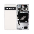 Back Housing Compatible For Google Pixel 6 Pro (Used OEM Pull: Grade A) (Cloudy White)