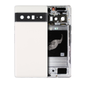 Back Housing Compatible For Google Pixel 6 Pro (Used OEM Pull: Grade A) (Cloudy White)