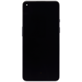 OLED Assembly With Frame Compatible For OnePlus 9 (North American Version) (Aftermarket Plus) (Astral Black)