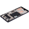 OLED Assembly With Frame Compatible For OnePlus 9 (North American Version) (Aftermarket Plus) (Astral Black)