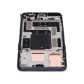 OLED Assembly With Frame Compatible For OnePlus 9 (North American Version) (Aftermarket Plus) (Astral Black)
