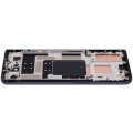 OLED Assembly With Frame Compatible For OnePlus 9 (North American Version) (Aftermarket Plus) (Astral Black)