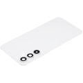 Back Cover Glass With Camera Lens Compatible For Samsung Galaxy A54 5G (A546 / 2023) (Aftermarket Plus) (White)
