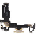 Charging Port Flex Cable Compatible For iPhone 15 (Premium) (Yellow)