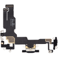 Charging Port Flex Cable Compatible For iPhone 15 (Premium) (Black)