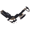 Charging Port Flex Cable Compatible For iPhone 15 (Premium) (Black)