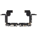 Charging Port Flex Cable Compatible For iPhone 15 Pro (Premium) (White Titanium)
