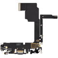 Charging Port Flex Cable Compatible For iPhone 15 Pro (Premium) (Black Titanium)