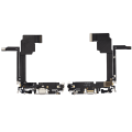 Charging Port Flex Cable Compatible For iPhone 15 Pro Max (Premium) (White Titanium)