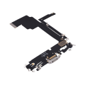 Charging Port Flex Cable Compatible For iPhone 15 Pro Max (Premium) (White Titanium)