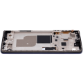 OLED Assembly With Frame Compatible For Motorola Moto Edge Plus 5G UW (2022) / Edge 30 Pro (XT2201-1/4) (Refurbished) (Cosmos Blue)