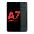 OLED Assembly With Frame Compatible For Samsung Galaxy A7 (A750 / 2018) (Aftermarket Plus) (Black)