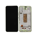 OLED Assembly With Frame Compatible For Samsung Galaxy A54 5G (A546 / 2023) (US & International Version) (Service Pack) (Lime)