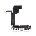 Charging Port Flex Cable Compatible For iPhone 15 Pro Max (Premium) (Black Titanium)