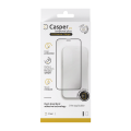 Casper Pro Silicone Tempered Glass Compatible For iPhone 15 Pro (Retail Pack) (Clear)
