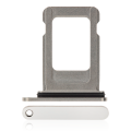 Single Sim Card Tray Compatible For iPhone 12 Pro / 12 Pro Max / 13 Pro / 13 Pro Max (Silver)