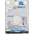 500GB WD Blue 2.5" HDD Internal Hard Drive - 5400 RPM (7mm) (Refurbished)