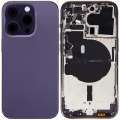 Back Housing W/ Small Parts For iPhone 14 Pro (US Version) (Aftermarket Plus) (Deep Purple)