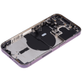 Back Housing W/ Small Parts For iPhone 14 Pro (US Version) (Aftermarket Plus) (Deep Purple)