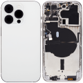 Back Housing W/ Small Parts For iPhone 14 Pro (US Version) (Aftermarket Plus) (Silver)