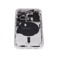 Back Housing W/ Small Parts For iPhone 14 Pro (US Version) (Aftermarket Plus) (Silver)