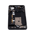 OLED Assembly With Frame Compatible For Motorola Moto Edge 40 (XT2303-3 / 2023) (Refurbished) (Eclipse Black)