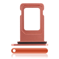 Dual Sim Card Tray Compatible For iPhone XR (Coral)